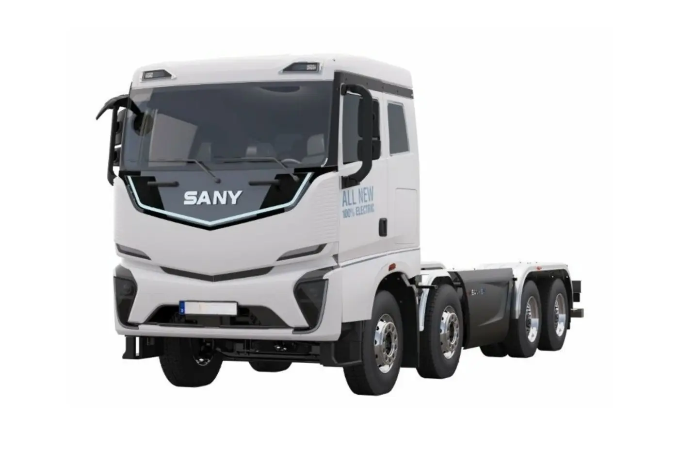 SANY Electric 8×4 Chassis battery-electric 8×4 cab chassis