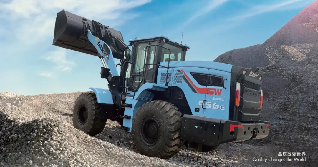SANY SW956E electric wheel loader, photo 2