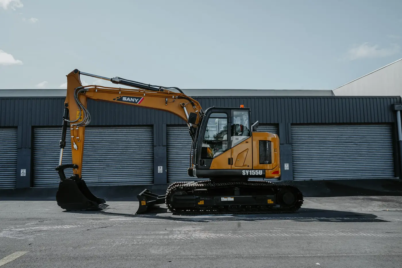 SANY SY155U compact excavator, photo 2