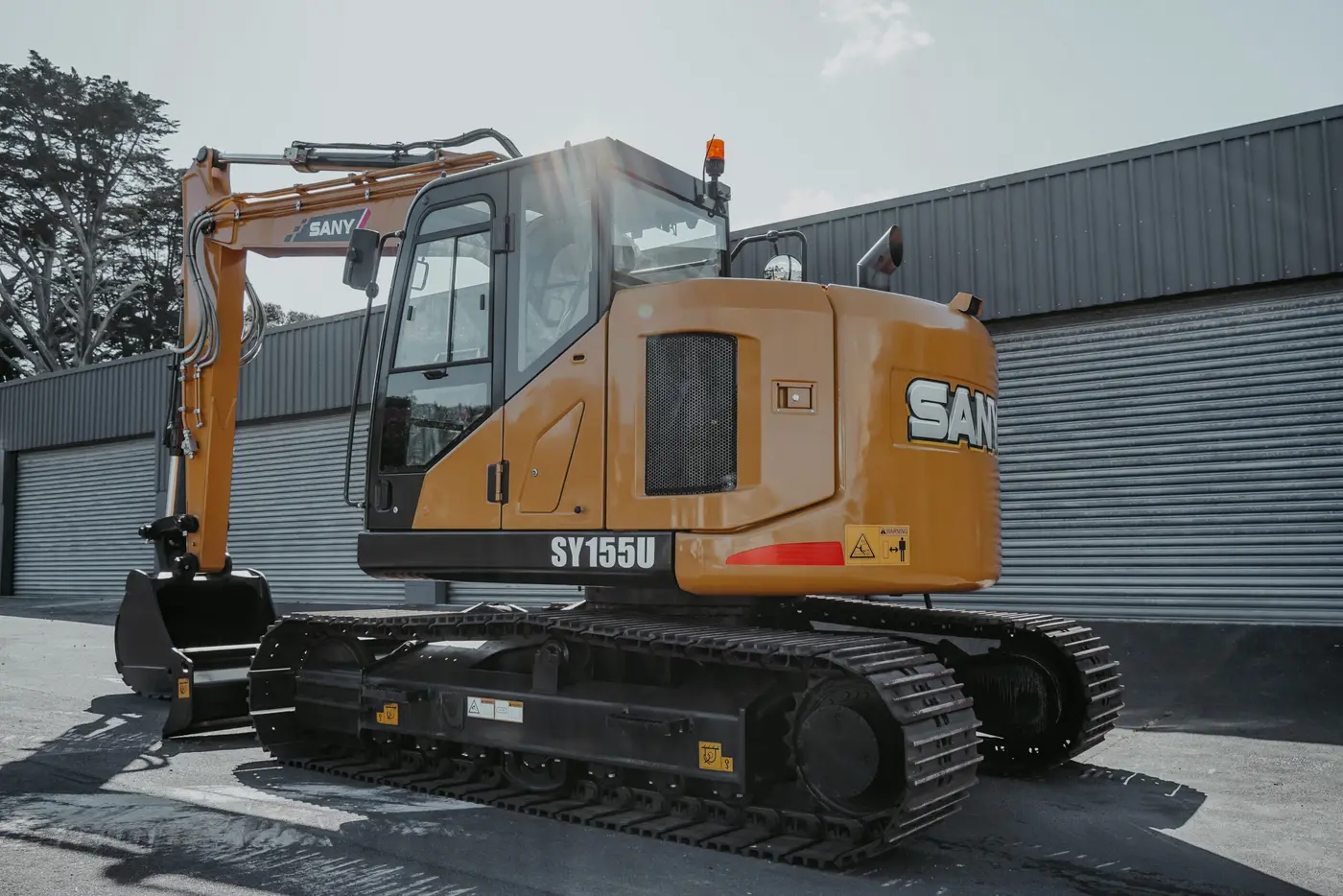 SANY SY155U compact excavator, photo 3
