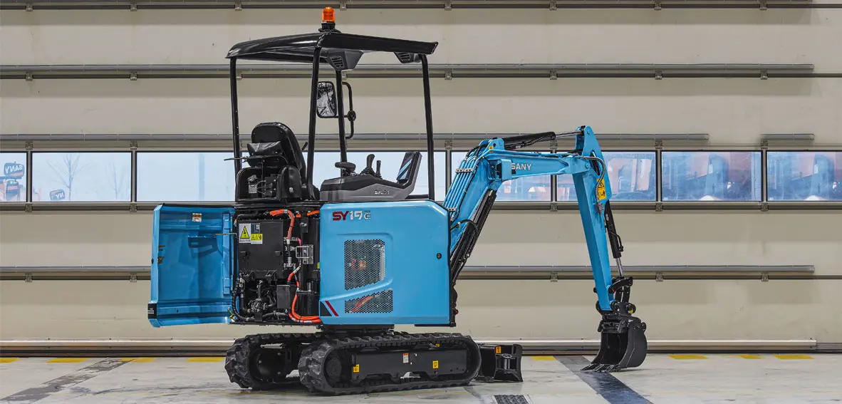 SANY SY19E electric mini excavator, photo 3