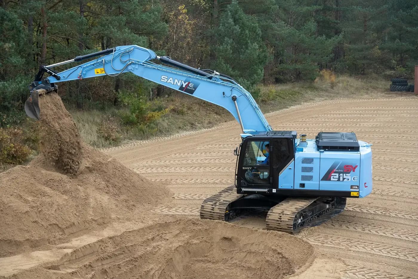 SANY SY215E electric medium excavator, photo 4