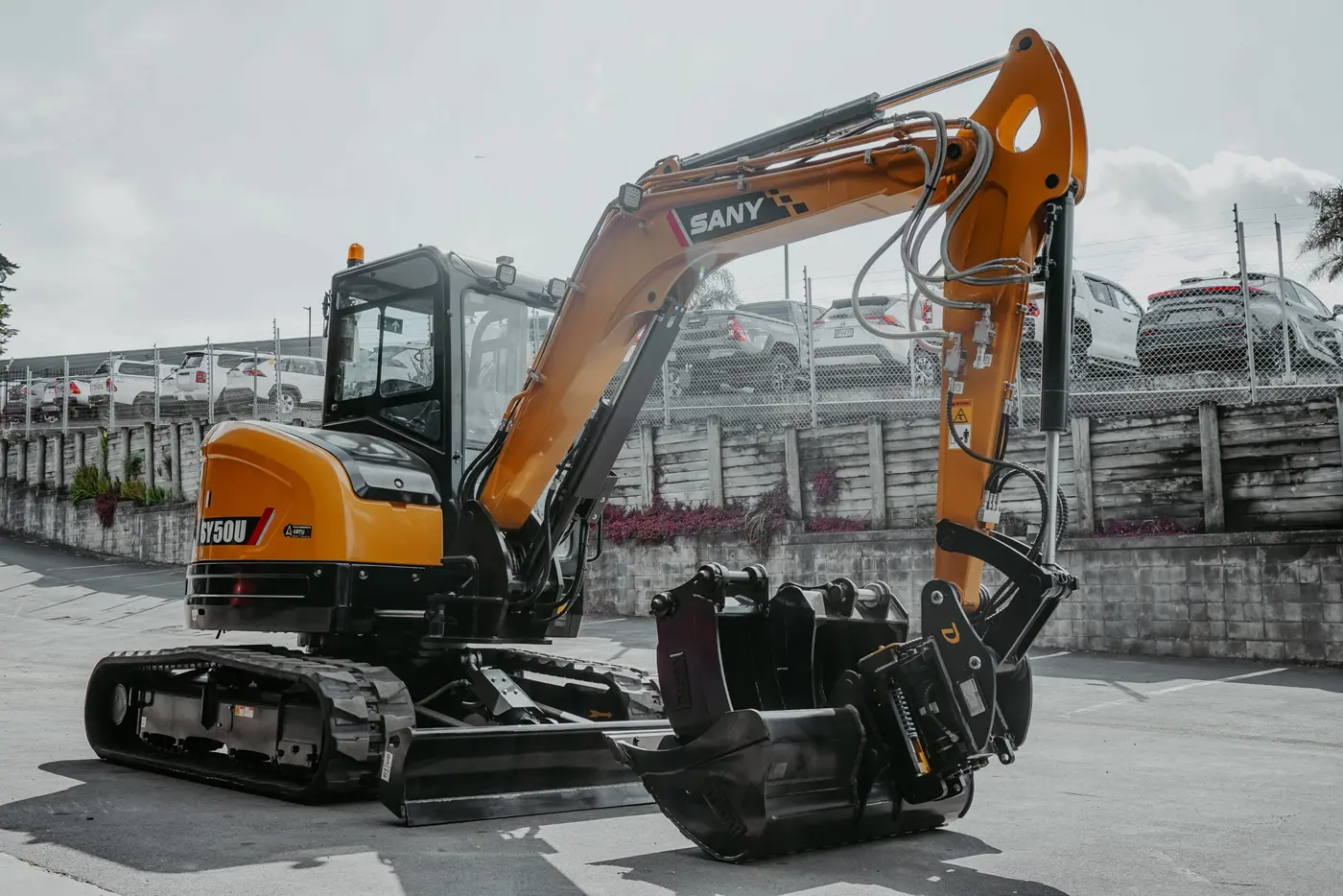 SANY SY50U compact excavator