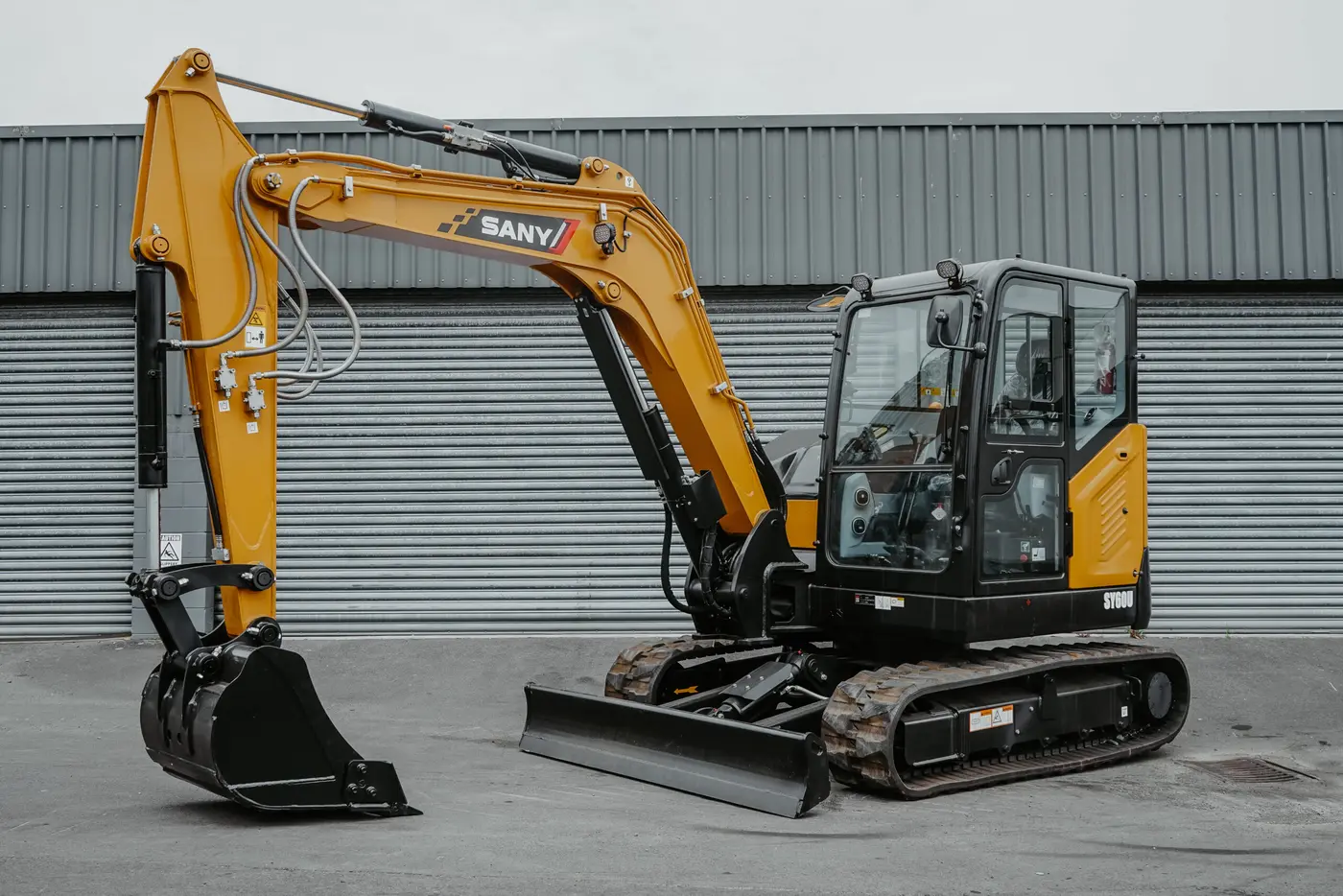 SANY SY60U compact excavator, photo 4