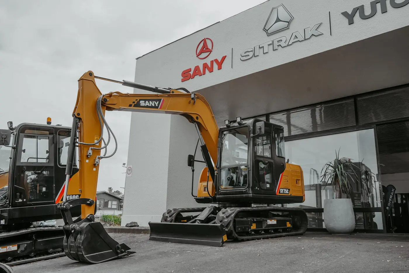 SANY SY75C compact excavator