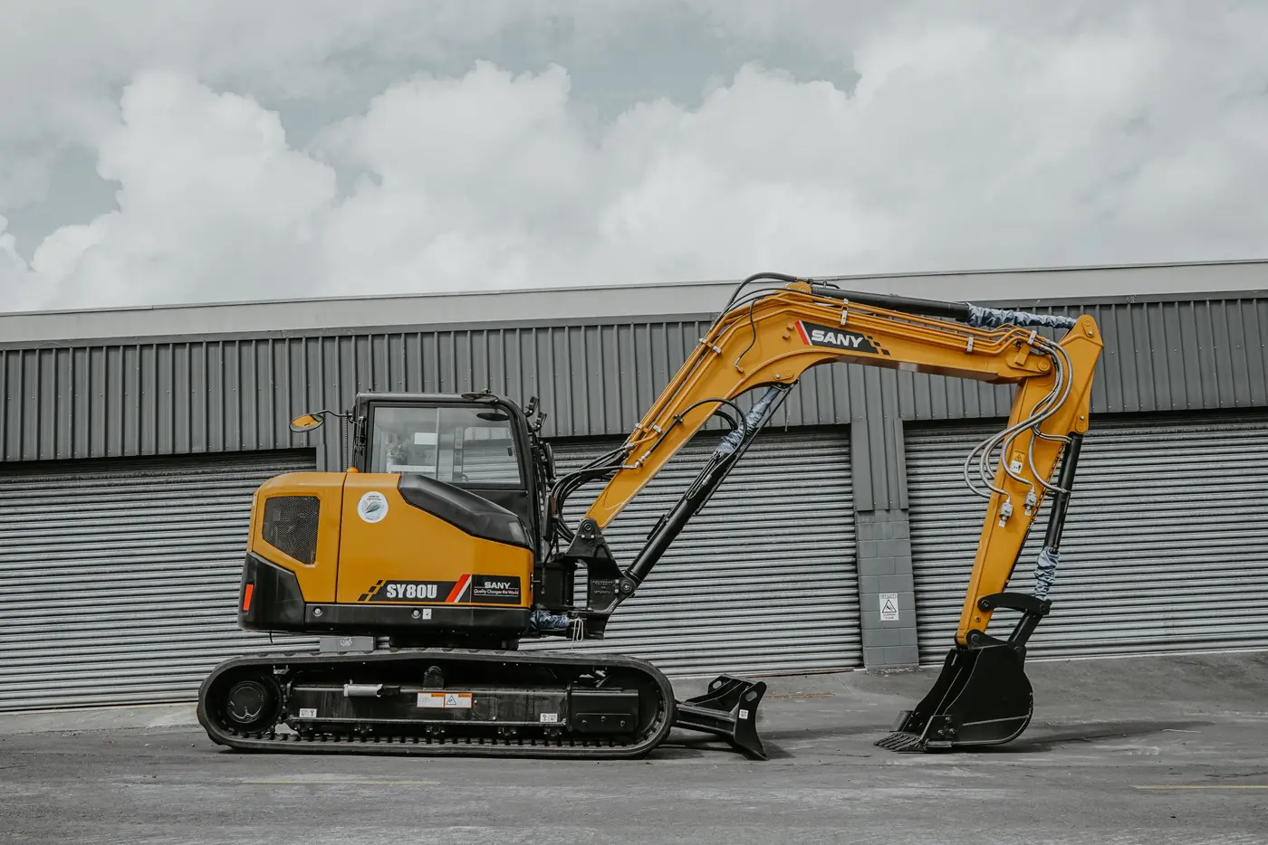SANY SY80U compact excavator, photo 2