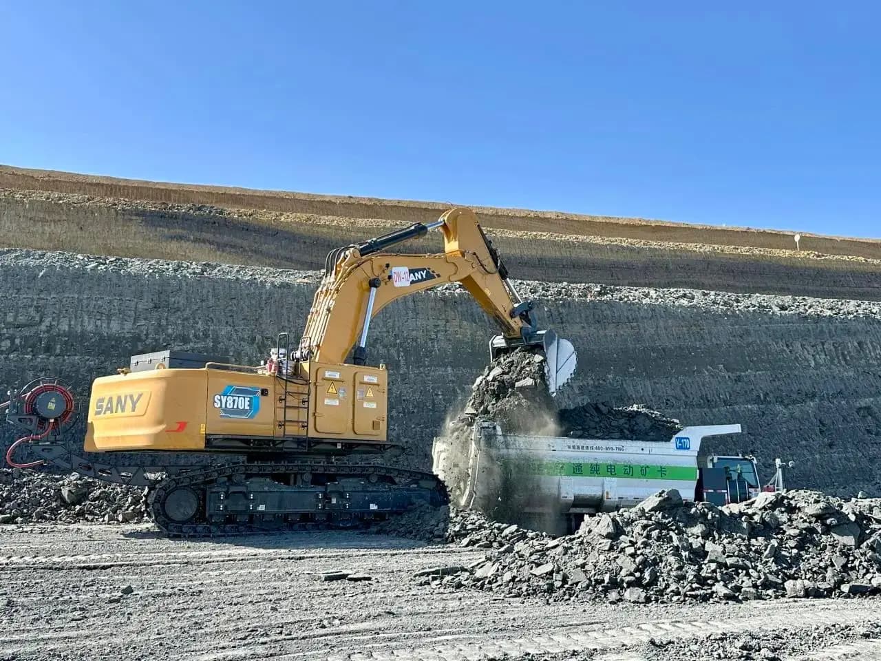 SANY SY870E electric extra large excavator, photo 3