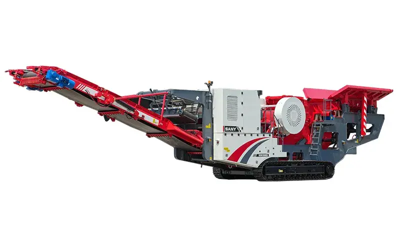 SANY SJ12E electric mobile jaw crusher