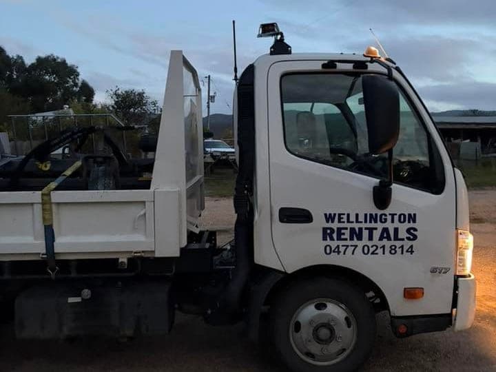 Wellington Rentals Hino tip truck