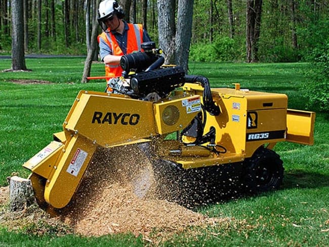 Rayco RG35 stump grinder