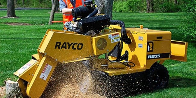 Rayco RG35 stump grinder